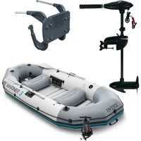 Intex Schlauchboot Schlauchboot Mariner 3 SET inkl. Außenbordmotor + Befestigung
