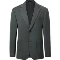 Allthemen Anzugsakko Herren 2 Knöpfe Sakko mit Wellenstruktur Casual Blazer