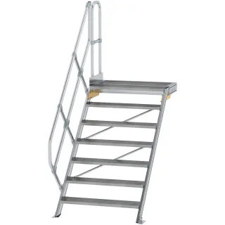 Munk Treppe mit Plattform 45° Stufenbreite 1000 mm - 600467
