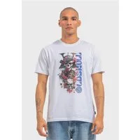 Oldskull T-Shirt Xtreme Samurai Skull Logo Graphic Vintage-Vibe in modernem Look