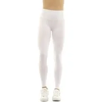 F&K-Mode Leggings Damen Leggings lang hoher Bund Hose Baumwolle hoher Bund
