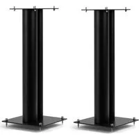 norstone Lautsprecherständer NorStone Lautsprecherständer Stylum 2 schwarz matt 60cm (Paar), (bis 10.2 Zoll, belastbar bis 50kg, pulverbeschichtet, Höhe 60cm)