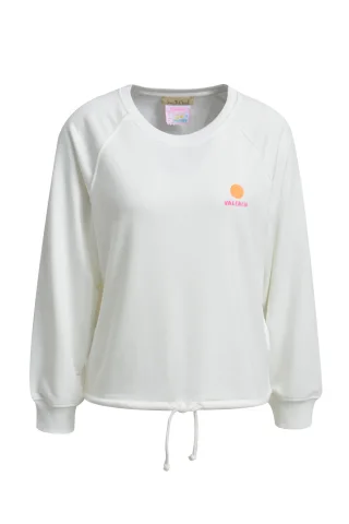 Smith&Soul - Realxed Sweatshirt Drawstring Hem offwhite - Gr. - XL