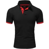 behype Poloshirt BASE mit kontrastfarbigen Details