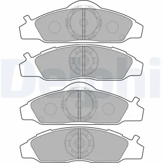 Delphi Bremsbel?ge vorne LP1817 Daewoo Korando Musso Ssangyong Korando Musso