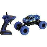 Racer R/C Polizei Off Roader, RC blau/schwarz