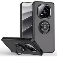 SmartUP Smartphone-Hülle für Xiaomi Redmi Note 14 Pro Plus 5G Schutz Ringhalter Slim Case Cover 6,67 Zoll, integrierter Ringhalter, Standfunktion