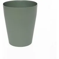 Sinoba Papierkorb rund moderner Mülleimer Papiereimer 788789, aus Kunststoff ideal für Kinderzimmer Küche Büro, 12 Liter Höhe 26,5cm