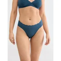 sloggi Slip ZERO Feel Bliss unsichtbar, mit Spitzenoptik, mit hohem Beinausschnitt