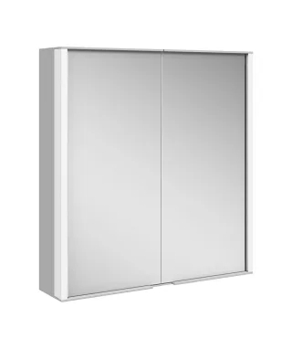 KEUCO Royal Match Spiegelschrank Wandvorbau mit LED-Beleuchtung B:65cm H:70cm T:16cm 12801171301