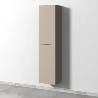 Sanipa 3way Hochschrank mit 2 Türen, Sandgrau-Matt SF09467