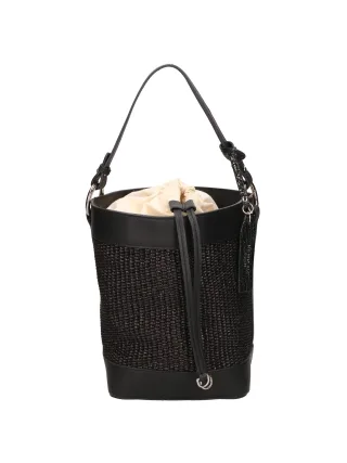 My-Best Bag Beuteltasche Gemaakt in Italië BLACK