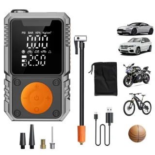 SUITU Digital Wireless Air Pump LCD Display Tire Inflator Portable Inflatable High-power Air Compressor for Car Motorcyc