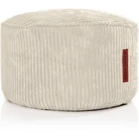 Green Bean Pouf Sitzsack-Hocker Pouf Cord 45x25cm (Indoor Sitzhocker Sitzkissen Fußhocker Relax-Sessel, Made in Germany), die ideale Ergänzung zum Sitzsack