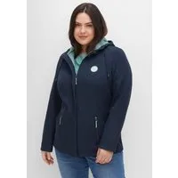 Sheego Allwetterjacke Softshelljacke Langarm mit Fleece-Innenseite, winddichte Qualität