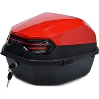 Bagtecs Kofferset Motorrad Topcase # BT11 45 Liter Universal rot