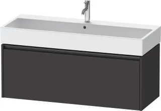 Duravit Ketho.2 Waschtischunterbau wandhängend Graphit Supermatt 1184x460x440 mm - K25079080800000 K25079080800000