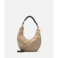 Liebeskind Berlin Schultertasche Denim Luna Hobo S, Handliche Hobo-Bag aus Denim