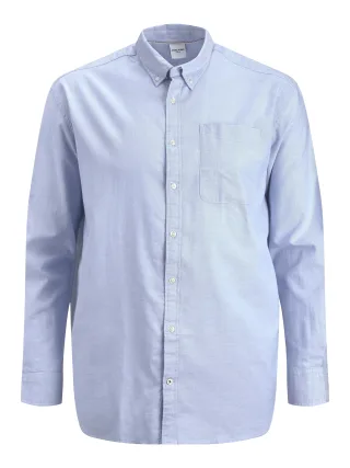 JACK&JONES - JJEOXFORD SHIRT L/S S21 NOOS PLS cashmere blue