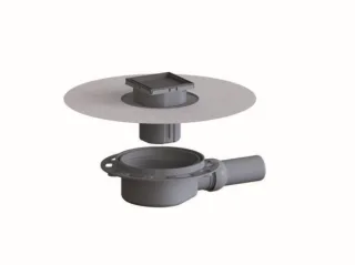 Dallmer Bodenablauf DallDrain Individual OM, DN 50, 100 x 100 mm, 517753 517753