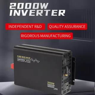 DH-NY01-2000W 2000W Pure Sine Wave Power Inverter Universal Jack DC12V/24V to AC 220V Output Voltage for RV Outdoor Camp