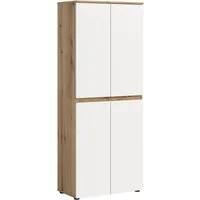 Home affaire Mehrzweckschrank CIPELA, 70x175 cm, viel Stauraum, variable Einlegeböden, Kleiderstange (1-St., in vielen verschiedenen Trendfarben verfügbar) Schuhschrank, Kleiderschrank, Universalschrank, Aktenschrank, Schrank