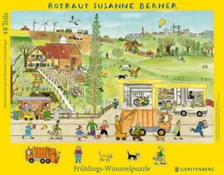 Wimmel-Rahmenpuzzle Frühling