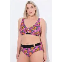Ulla Popken Bügel-BH Bikini Chilis Softcups Zierring recycelt