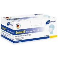 MediTrade Mund-Nasen-Masken SUAVEL® Protec Plus - OP Gesichtsmaske - 3 lagig, weiß - 50 Stück