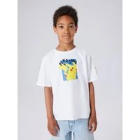 Name It T-Shirt NKMJEB POKEMON SS NREG TOP BOX NOOS SKY mit Front- und Rückendruck