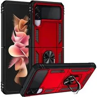 Numerva Handyhülle Schutz Hülle für Samsung Galaxy Z Flip 4, Outdoor Case Panzer Hülle Bumper Cover