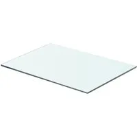 vidaXL Regal Regalboden Glas Transparent 50 cm x 30 cm, 1-tlg.