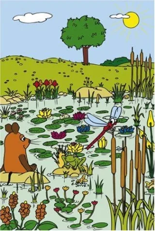 Schmidt Puzzle 55357 - Die Maus: Am Seerosenteich [100 Teile]