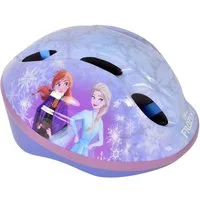 Volare Fahrradhelm Kinder Fahrradhelm Fahrrad Helm Kinderhelm Frozen 2 Eiskönigin 1028, Belüftungsöffnungen,Kinnriemen mit Klickverschluss,Größe :52-56cm