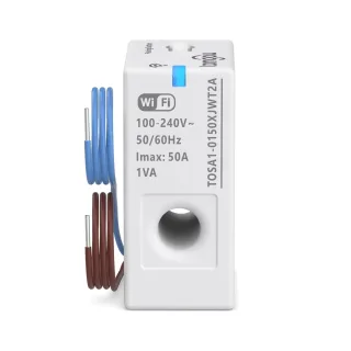TONGOU Tuya Smart WiFi Energy Meter 1-50A Electric Sensor Real-Time Current Voltage Power Consumption Monitoring Home As