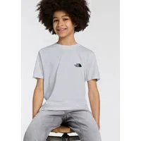 The North Face T-Shirt TEEN S/S SIMPLE DOME TEE sportlicher Stil, Kurzarm, mit Logodruck, aus Baumwollmischung