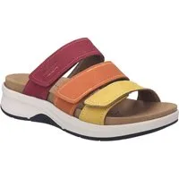 Josef Seibel Estelle 11 Pantolette Keilabsatz, Plateau, Sommerschuh mit Logoprägung, G-Weite