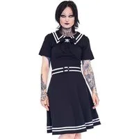Jawbreaker Skaterkleid Sailor Skull Goth Gothic Gürtel Schädel Totenkopf Matrose