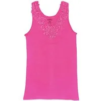 Toker Collection® Achselhemd Damen Unterhemd mit extra breiter Spitze (1 Stück, einzeln gepackt) Spitze in vielen Varianten