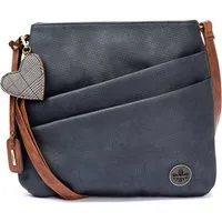 Rieker Umhängetasche, Schultertasche, Damen Handtasche mit zwei Hauptfächern