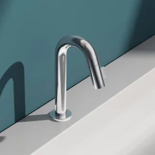 KEUCO IXMO 110 Kaltwasser-Standventil 59508012101 verchromt, Auslaufhöhe 105mm, ohne Zugstange