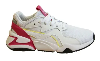 Puma Nova Colored White Textile Pea -up Frauen Running Trainer 371831 01