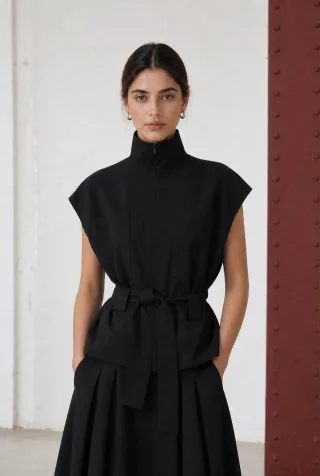Jane Lushka - Patricia vest technical jersey black - Gr. - L