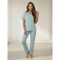 zeitlos Pyjama Pyjama Set Kurzarm - Auge