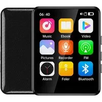 KINSI MP4-Player 64GB mit 2,4-Zoll-Touchscreen,Videowiedergabe MP4-Player (64 GB, Bluetooth, FM-Radio und E-Book-Funktion)