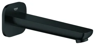 GROHE Wanneneinlauf Cubeo 101779, Wandmontage Ausl. 183mm matt black, 1017792430 1017792430