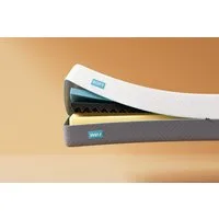 Kaltschaummatratze 7-Zonen Matratze mit Bambuskohle-Memory-Schaum, CHICASA, 21 cm hoch, (orthopädisch, H3 & H4), ergonomisch mit atmungsaktivem Funktionsbezug