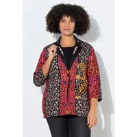 Angel of Style Blusenblazer Blazer Basic Passform Scuba Animal Tiger-Motiv