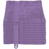 Julie Julsen Waschhandschuh 10-Waschhandschuh-Lavendel-Waschhandschuh 15 x 21 cm, (10-St)