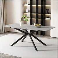 Flieks Esstisch (erweiterbare Tischplatte 150-180x70x75,5 cm, 1-St., 1 Tisch), ausziehbar Küchentisch rechteckig Schreibtisch Arbeitstisch